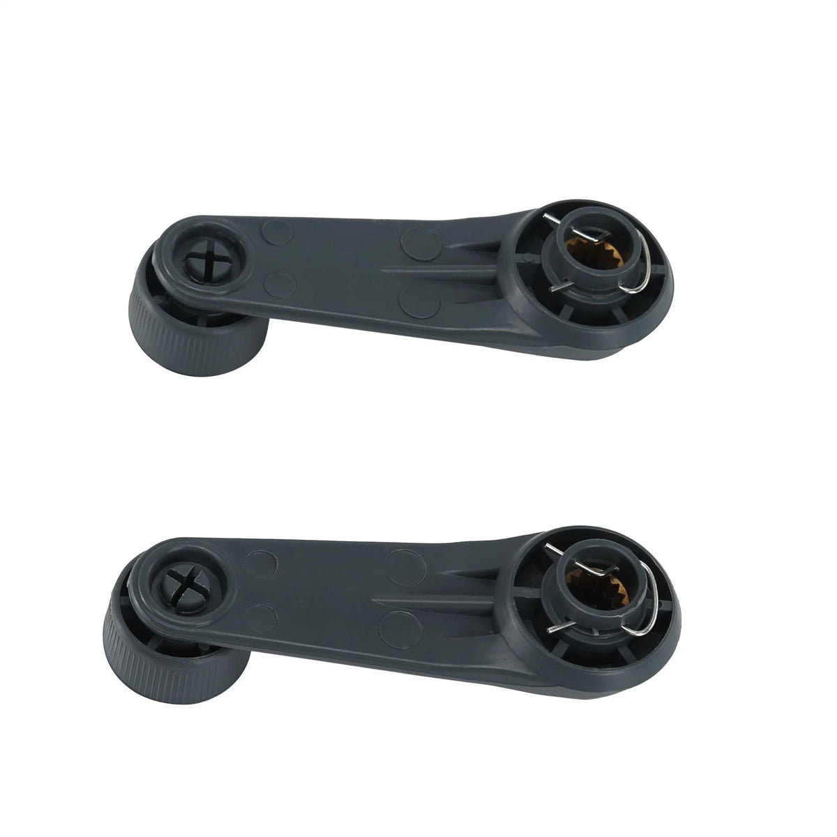 Whkdscvmu Set of 2 Grey Interior Window Crank Handles Compatible with Gray