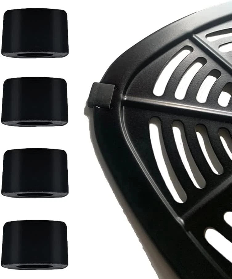 CyHiThai Air Fryer Rubber Tabs for Dash 6QT 2.6QT Fryers, For Dash, Black