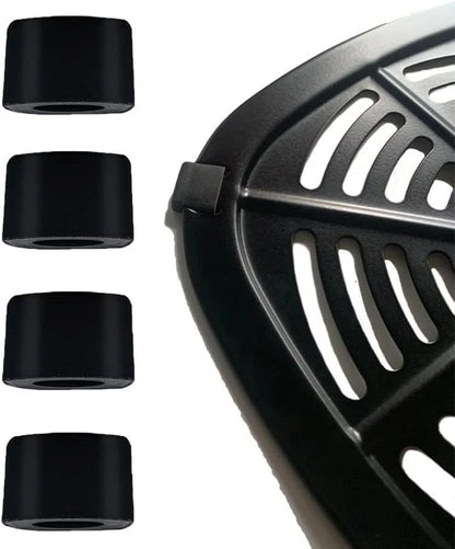 CyHiThai Air Fryer Rubber Tabs for Dash 6QT 2.6QT Fryers, For Dash, Black