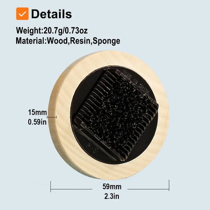 HAINEAO Bow Comb Rosin Spreader Separates Stuck Strings Log color，Black