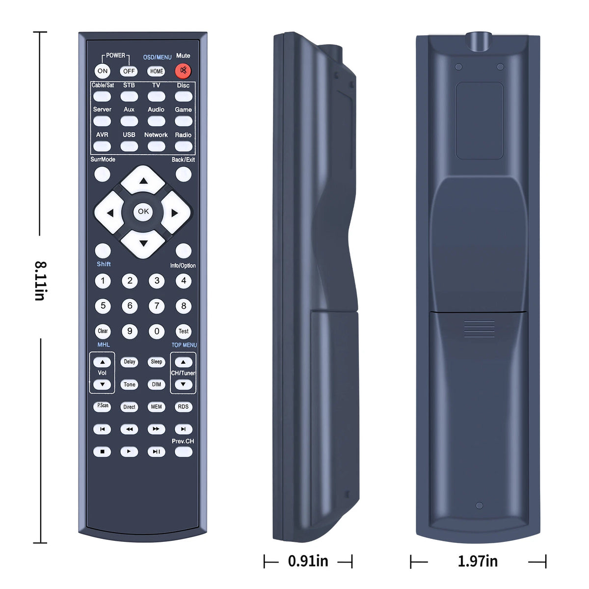 Remote Control For Harman Kardon AV Receiver AVR151 AVR151S AVR161S AVR171S