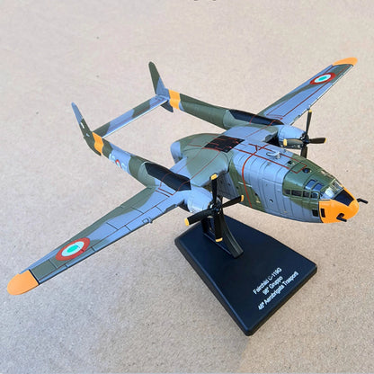 C-119G Flying Boxcar Transport Replica 1:200 Scale US Fairchild Model Stand