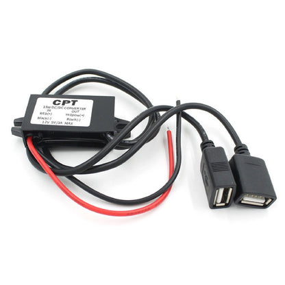 12V to 5V 3A 15W DC-DC Step Down Buck Converter Power Supply Module For Car