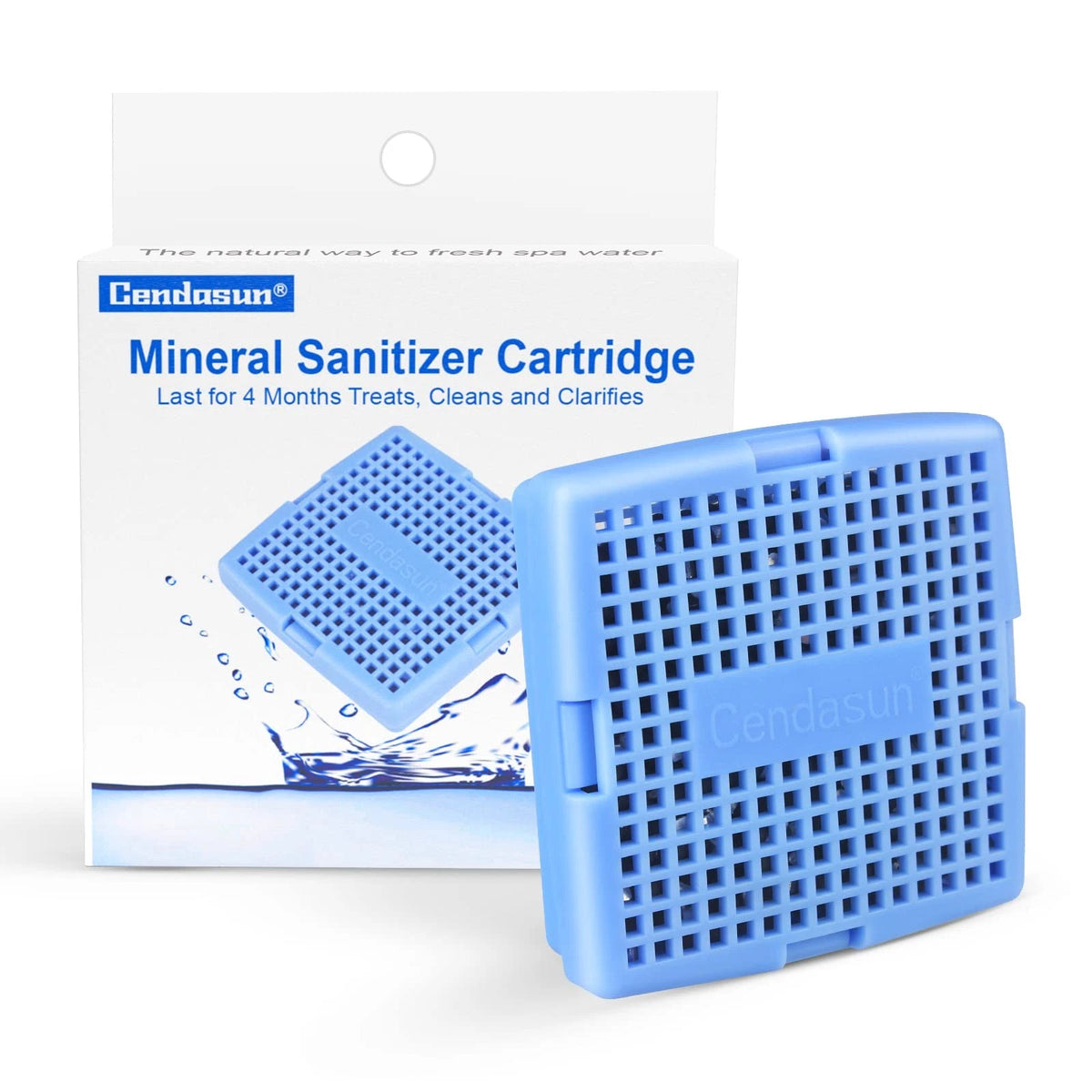 Hot Tub Mineral Cartridge, Silver Ion Freshwater Salt System 1 - Pack