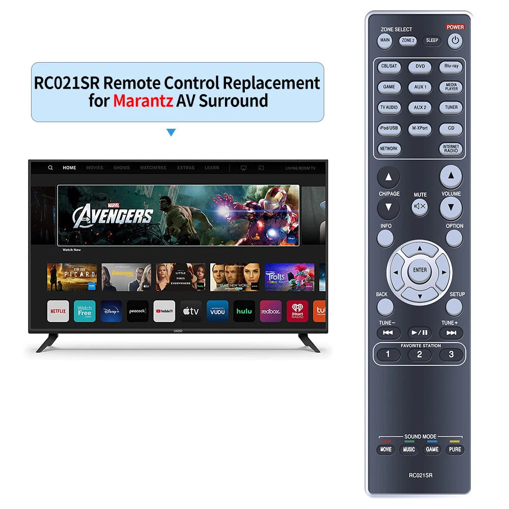 RC021SR Remote Control For Marantz AV Surround Receiver SR5008 SR6008 NR1604