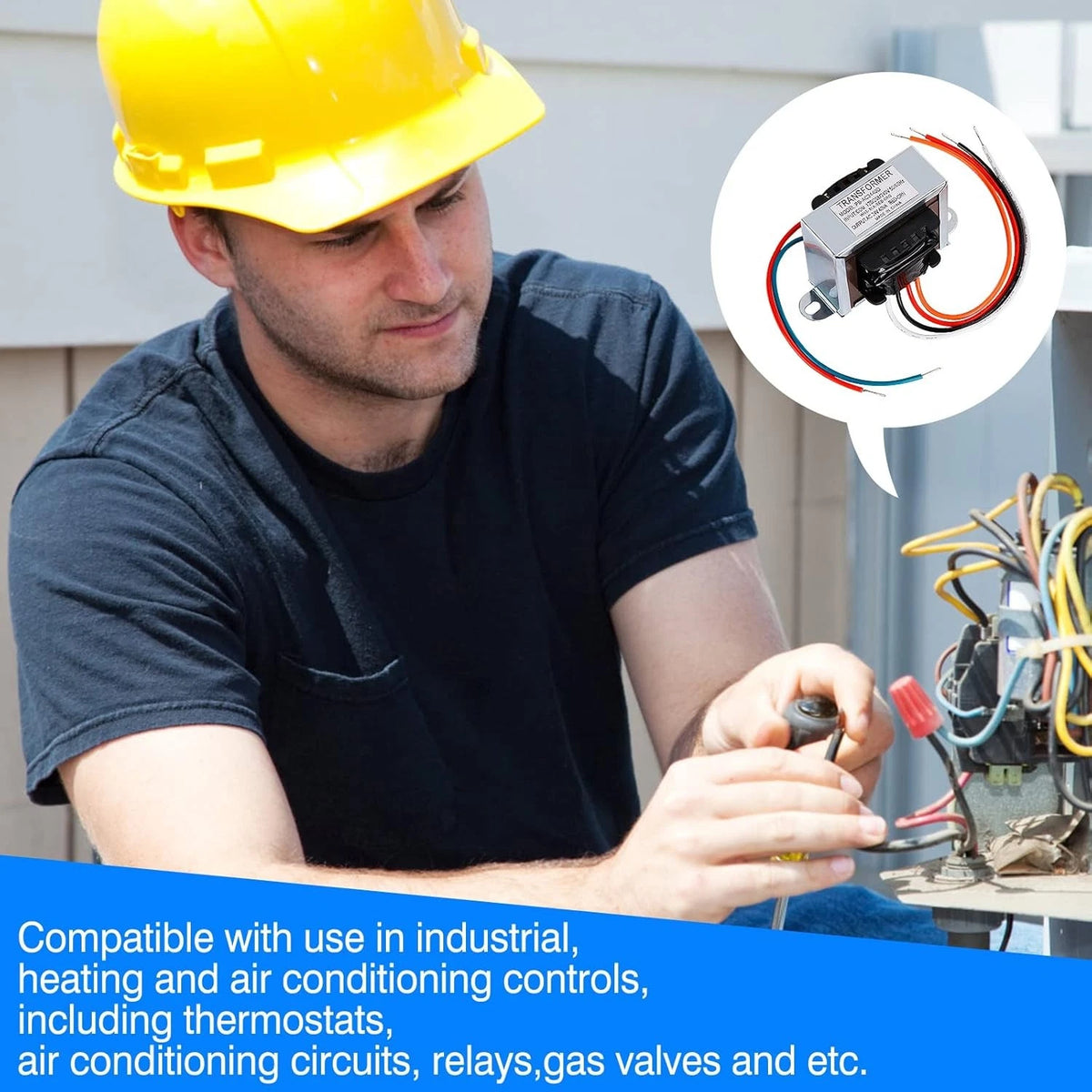 24V 40VA Control Transformer, Primary 120/208/240V, Secondary Isolation...