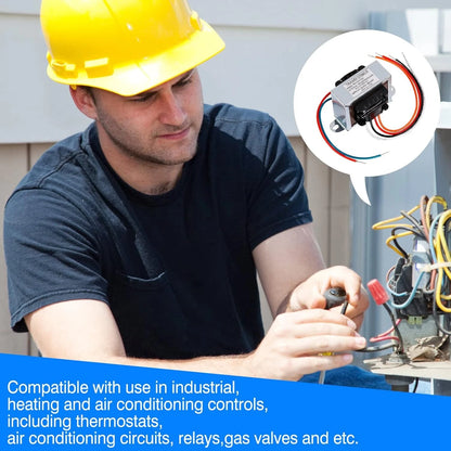 24V 40VA Control Transformer, Primary 120/208/240V, Secondary Isolation...