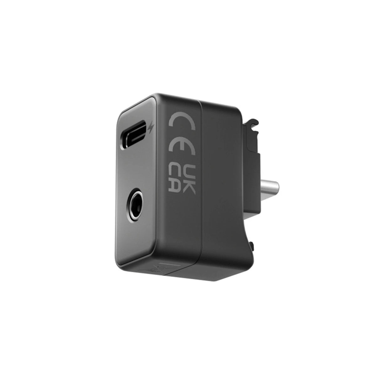 For Insta360 X5 Microphone Adapter with 3.5mm Audio Jack and USB-C Durable