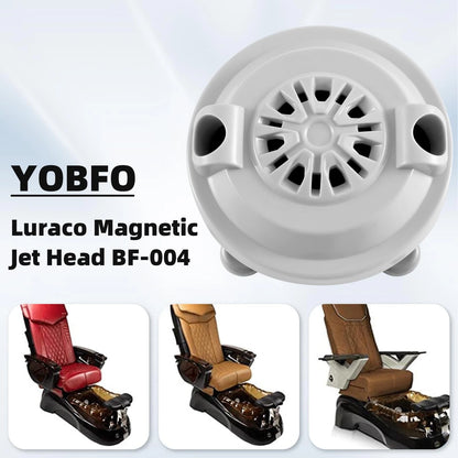 Yobfo BF-004 Pipeless Magnetic Jet Head 2 inches x 2 x 2 inches, Grey