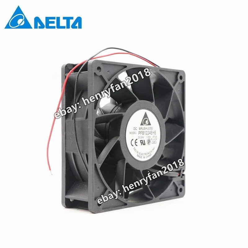For Delta fan PFB1224EHE Axial fan DC24V 1.08A 120*120*38mm Inverter cooling fan