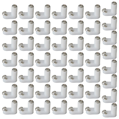50Pack L Type PCB Mounting Feet With 100Pcs Screws For JAMMA MAME Game PCB Board