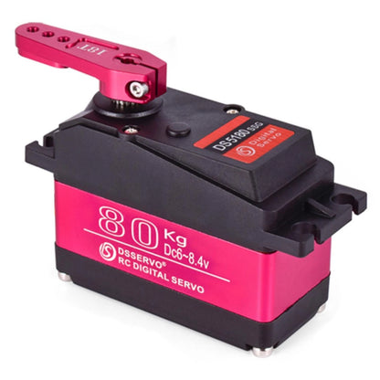 1x High Torque Waterproof 80KG Digital Servo With 18T Servo Arm for 1/5 RC Car