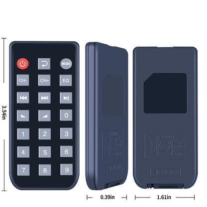 Remote Control For Pyle PDA6BU, PDA7BU, PDA65BU, PDA8BUWM, PPRE70BT, PFA600BU