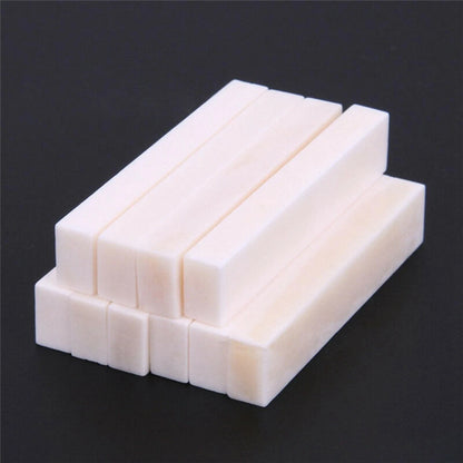 5PCS Hard Buffalo Bone Blank Saddle Nut for Accoustic Classical Guitar DIY