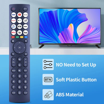 ERF2M36H Remote Control For Hisense Smart Android TV 43A6K A23291Q No Voice