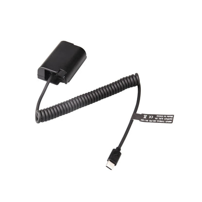 USB-C to DMW-BLK22/DCC17 Dummy Battery Power Cable For Panasonic GH3 Camera