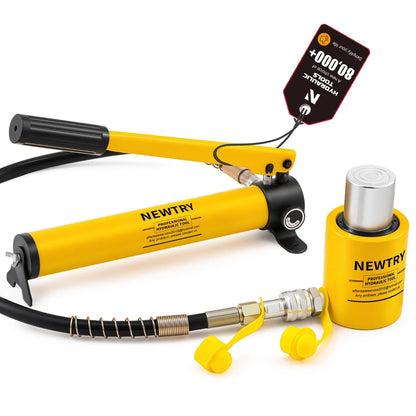 TRY 20 ton Hydraulic Ram Jack Cylinder and CP-180 Hand yellow