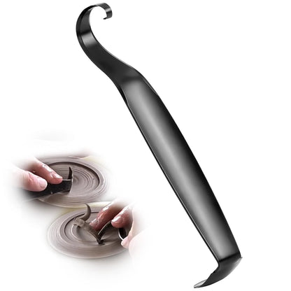 Versatile Pottery Trimming Tools, Sharpened Tool for Potter, black