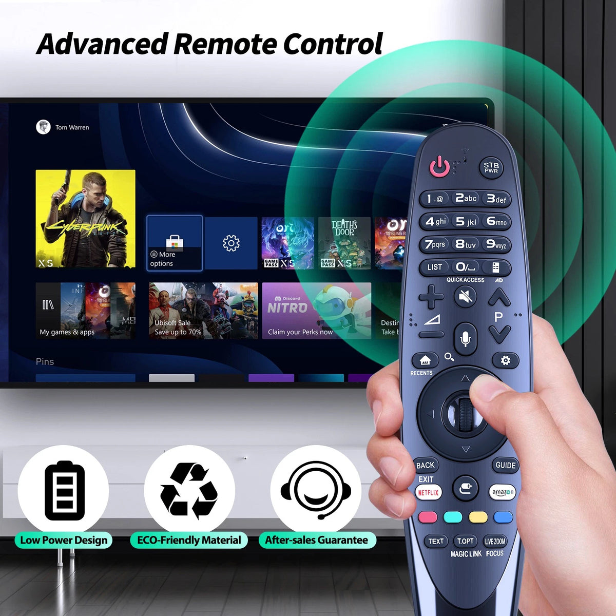 AN-MR650A Magic Remote Control Compatible with LG Smart TV LH/UH/SH UH8500