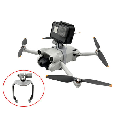Sports Camera Top Expansion Adapter Bracket 1/4 Screw Mount For DJI Mini 3 Pro