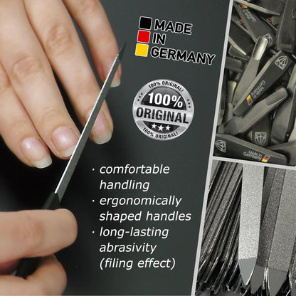 3 Swords Germany - Sapphire Metal Nail 3 Piece Set, 2 Files / 1 Buffer