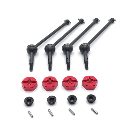 RC CVD Drive Shaft+Hex Adapter For WLtoys 1:14 144001 1/12 124017 124018 124019