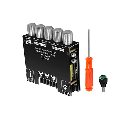 1*MT21 2x50W+100W 2.1 Channel BT5.0 AUX Digital Power Subwoofer Amplifier Board