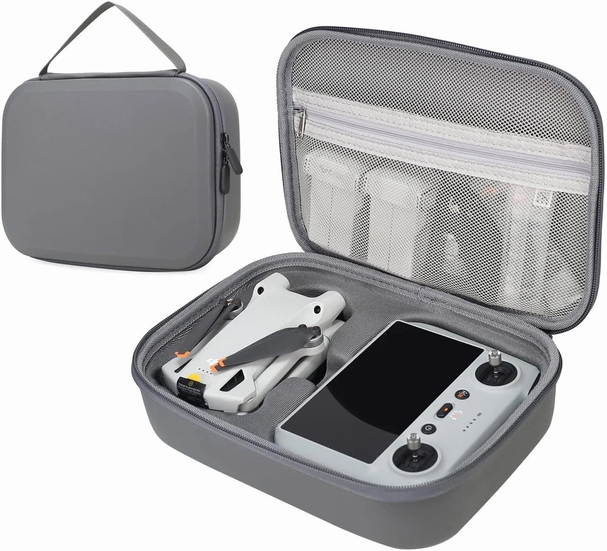 Storage Bag for Mini 3 Pro Drone Case Hard Shell Travel DJI 3 Pro-Grey