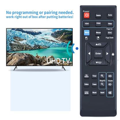 Remote Control For Viewsonic Projector PJD5233 PJD5523W PJD5123 PJD5223 PJD5221