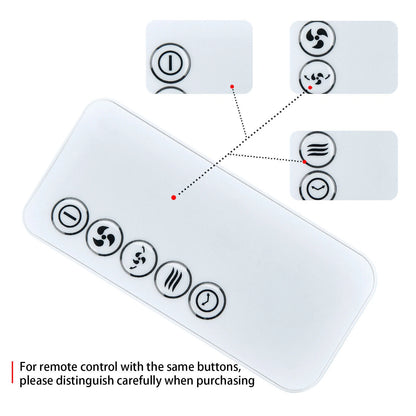 Replacement Remote Control For DIMPLEX DXMBCF Tower Cooling Fan