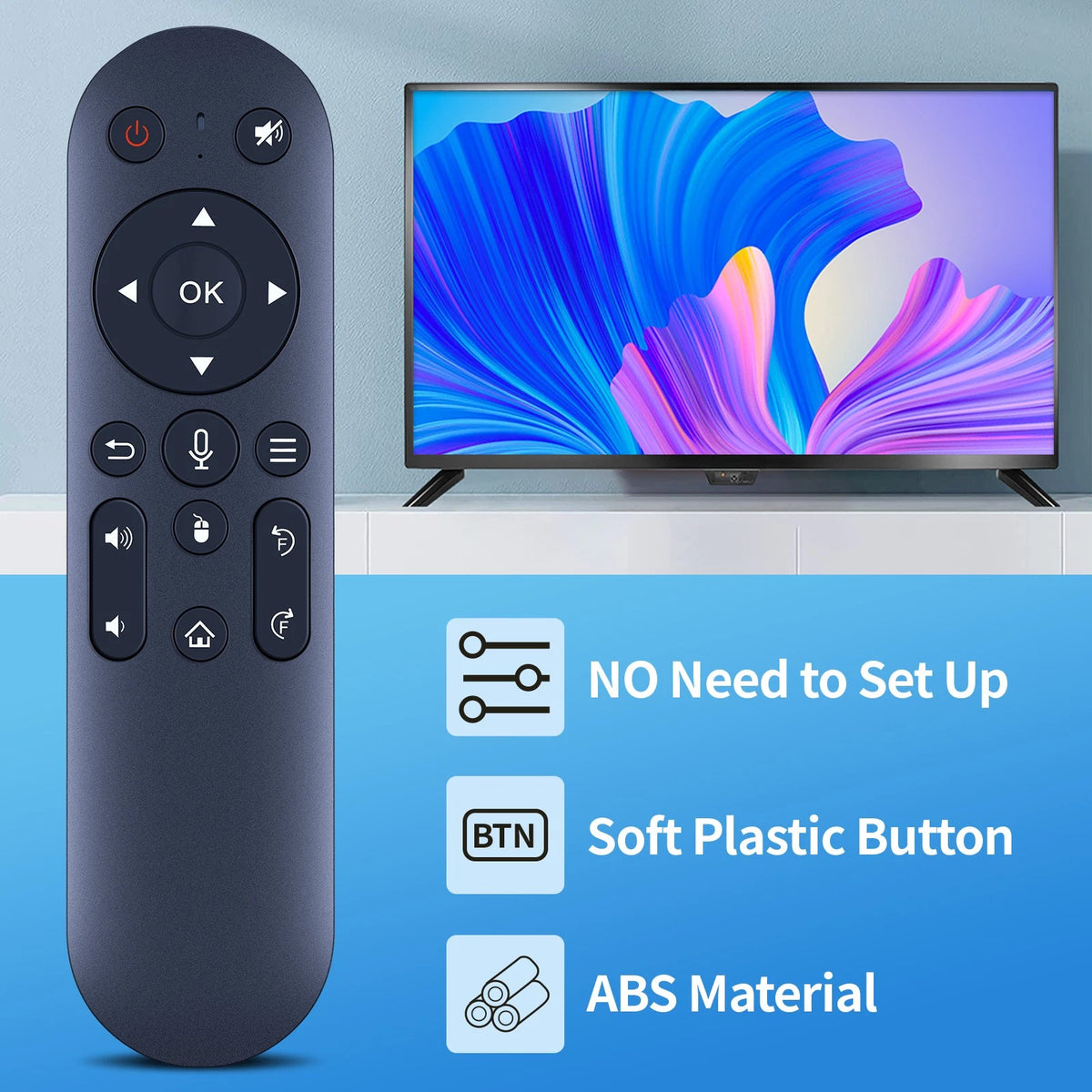 Replacement Remote Control For feifeaouy HY260Pro Mini Projector