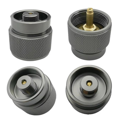 Adapter Camping Propane Small Gas Tank Adapter Input Lindal Output Stove One 1LB