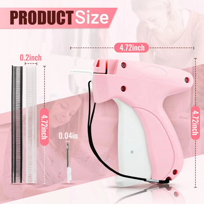 Stitch Gun for Clothes - Handheld Quick Clothing Fixer Pink White