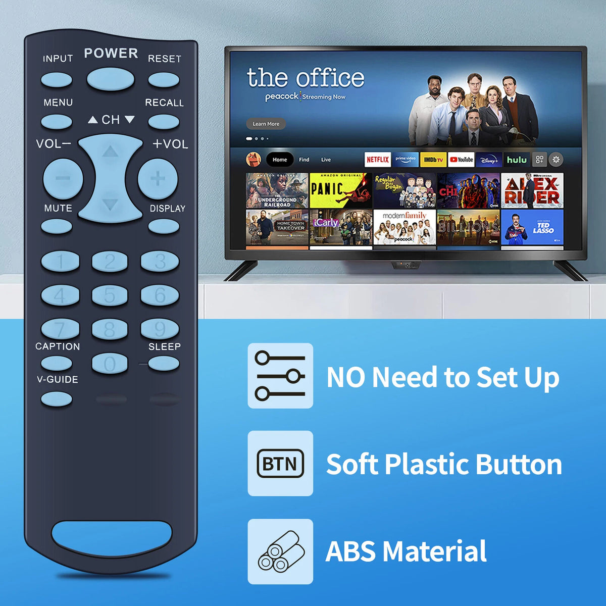 For Sanyo FXTG TV Remote Control DS13204 DS13330 DS24205 DS25320 DS27214