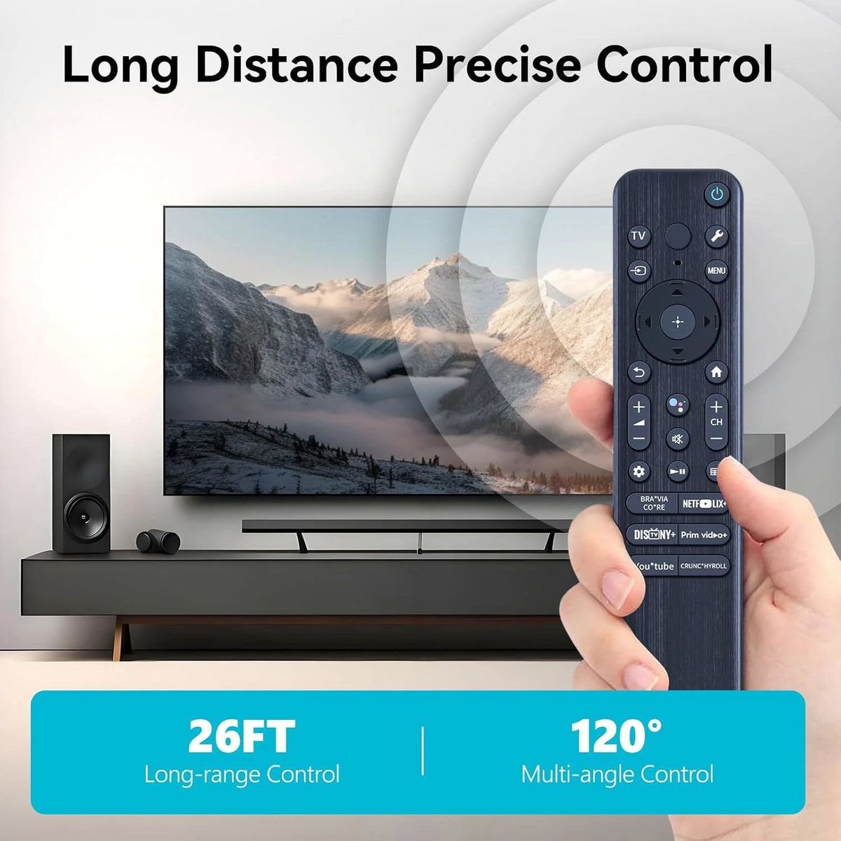 RMF-TX810U Remote Control For Sony 2023 TVwithout Voice