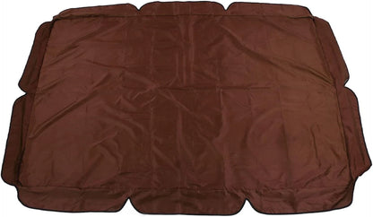 Outdoor Swing Canopy Waterproof Porch Top Cover Replacement Proof for Brown