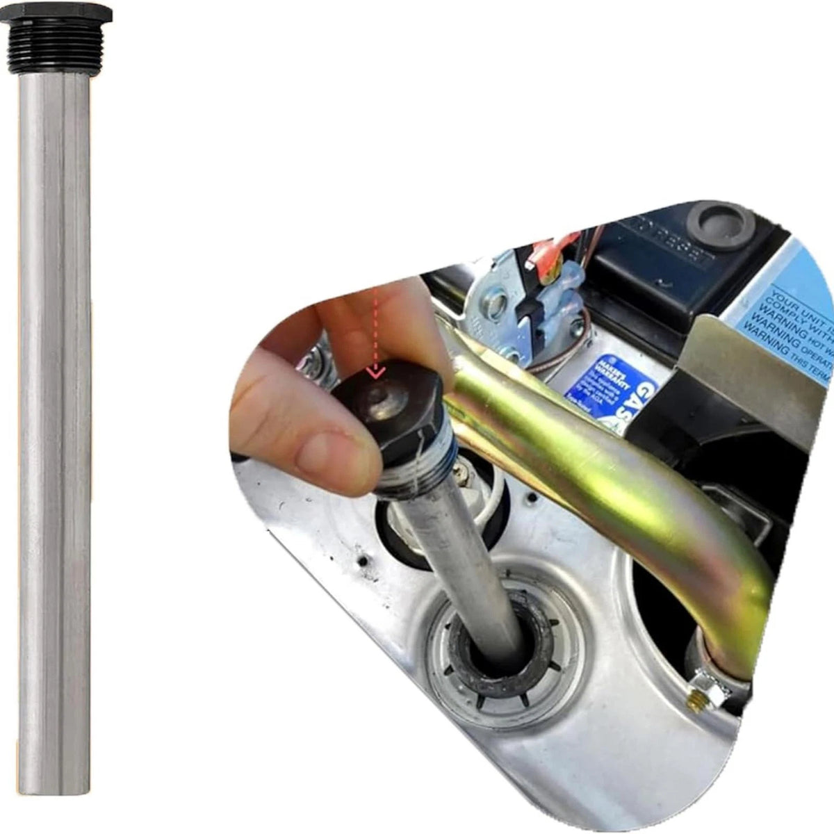 232767 Magnesium Anode Rod for Suburban Water Heater Drain Plug Replacement