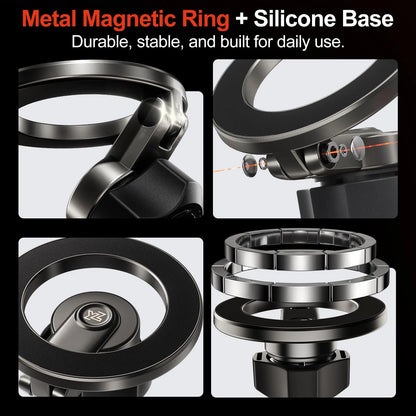 YONZEE Magnetic Phone Mount Compatible with 2025-2026 Model Y Shadow Gunmetal