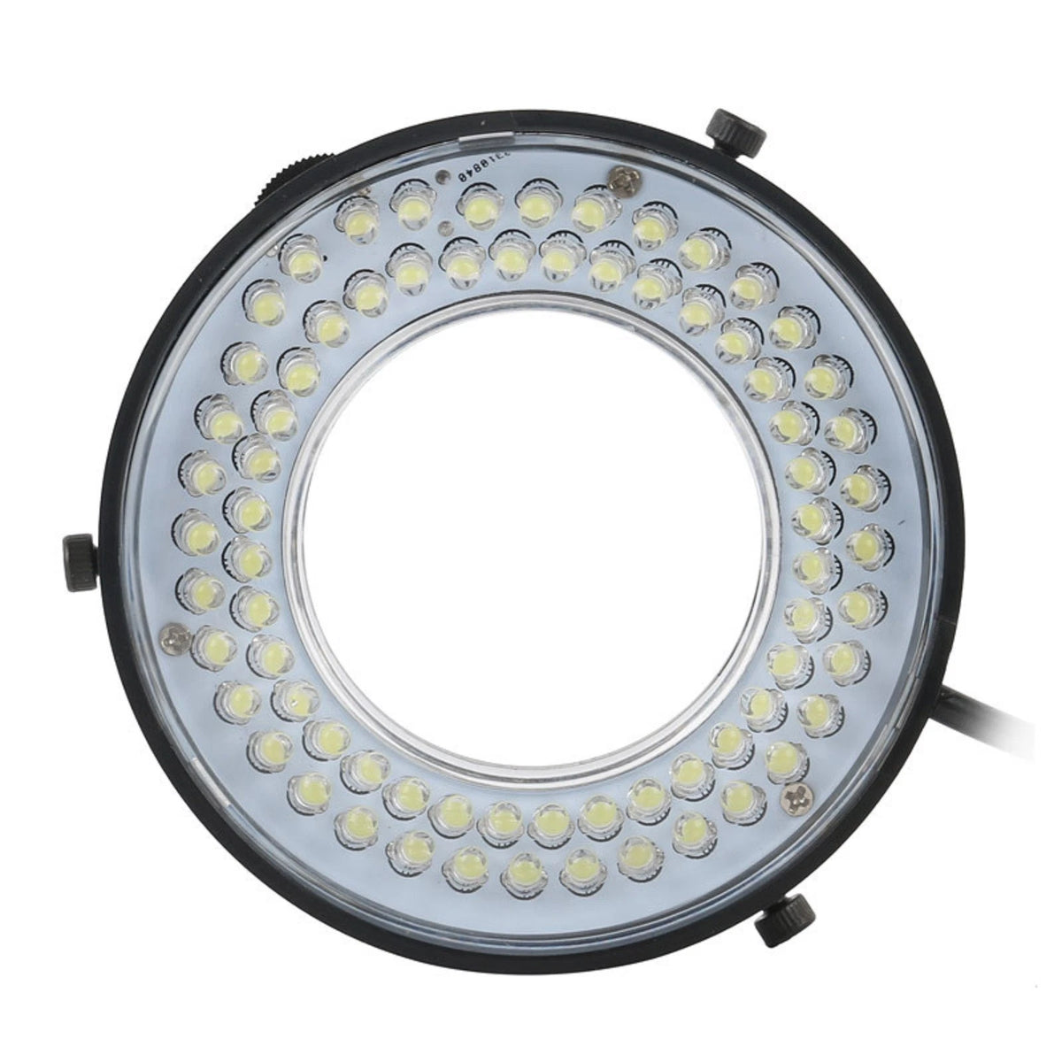 USB 72 LED Ring Light Microscope Adjustable bright Illuminator Focus Lamp