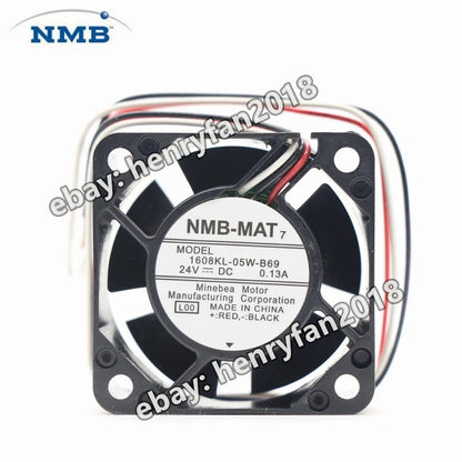 NMB 1608KL-05W-B69 DC 24V 0.13A 40*40*20MM For Fanuc Cooling Fan A90L-0001-0507