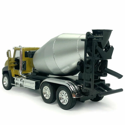 360° Rotatable Roller 1/50 Diecast Pull Back Alloy Mixer Truck Model Toy Gift