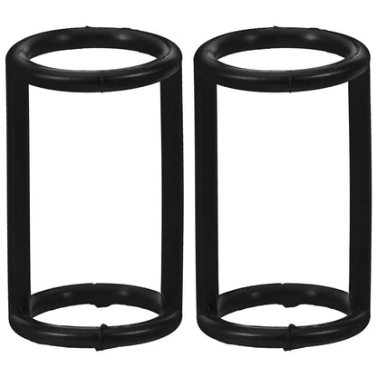 Ciieeo 2pcs I-shaped Silicone Sealing Ring for Ice 4.00X2.30X2.30CM, Black
