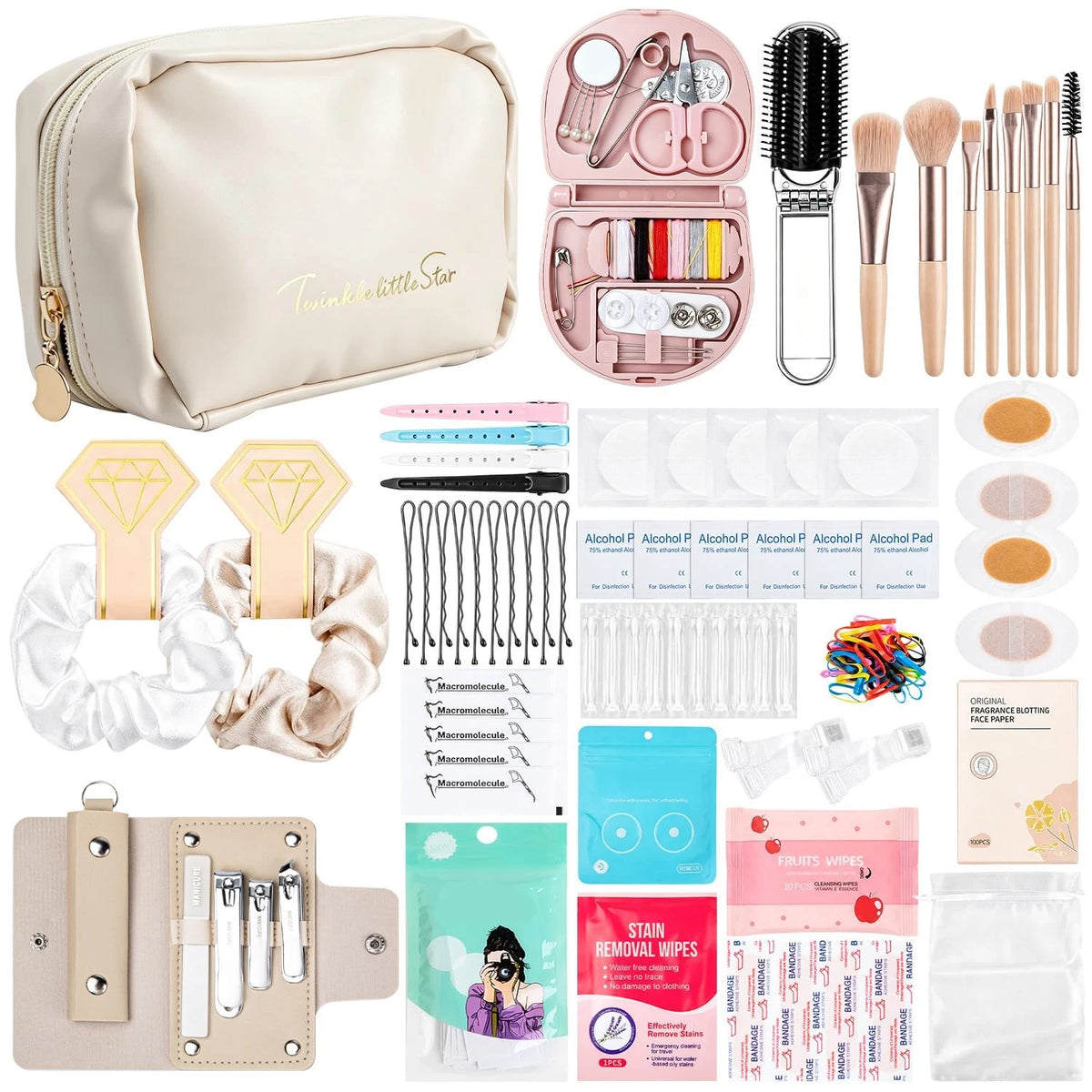 Wedding Emergency Kit for Bride,62PCS Day Essentials colorful