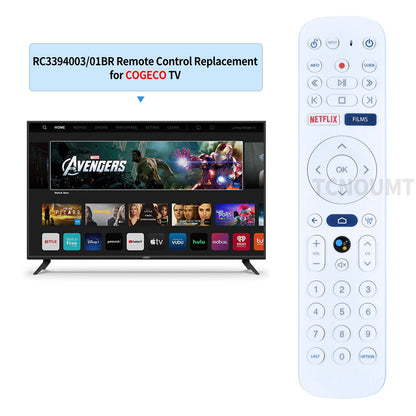 RC3394003/01BR Replacement Remote Control For Cogeco Set-top box