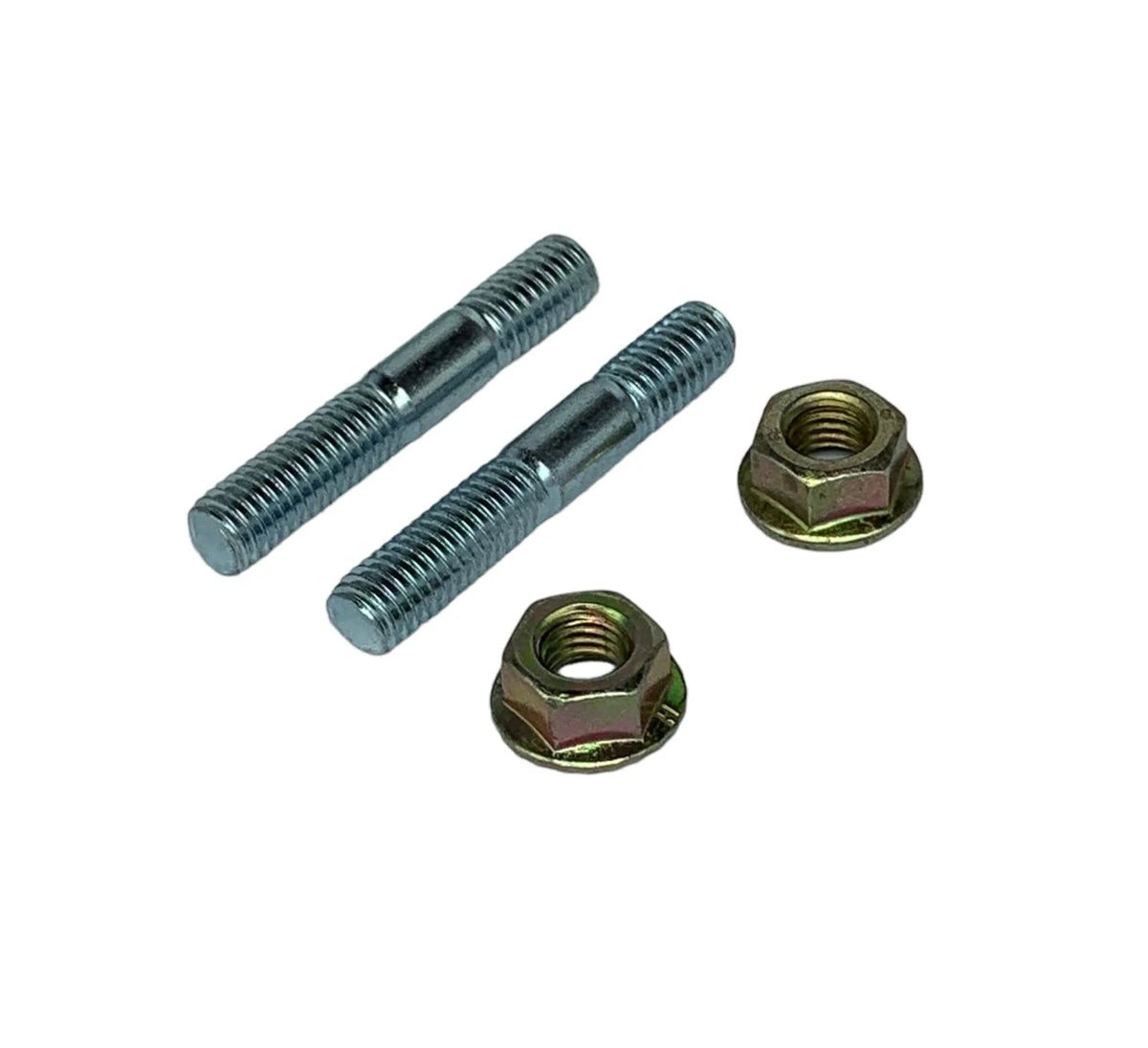 Sellerocity Muffler Bolt Exhaust Stud Nut Kit Compatible One Size, Metallic