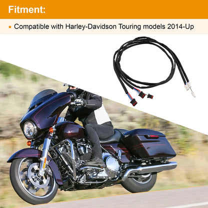 48"Handlebar Switch Extension Wiring Harness For Harley-Davidson Touring Electra