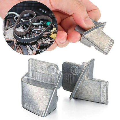 2PCS Metal Stretch Belt Remover & Installer Tool Part Set For Car Auto Truck
