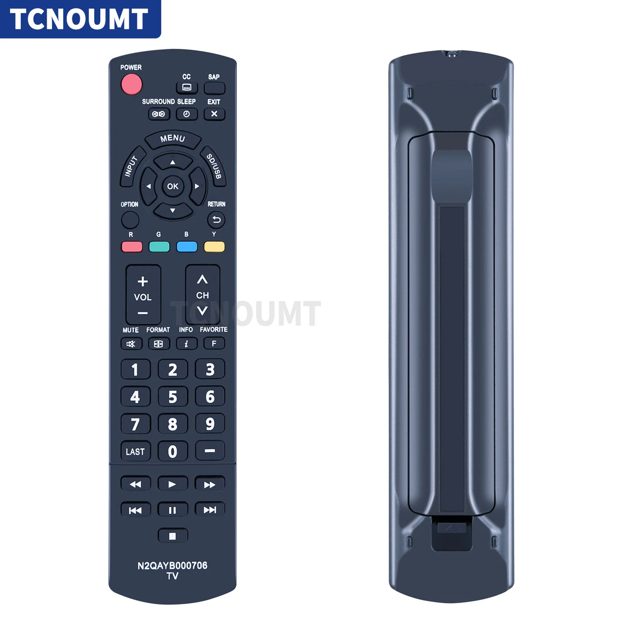 N2QAYB000706 Remote Control For Panasonic Viera TV TC-P50U50 TC-P42X5