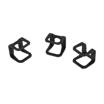 6 Pieces Jack Hoop Claw Clamp Clips, 6mm & 8mm 2T Horizontal Car Floor Black