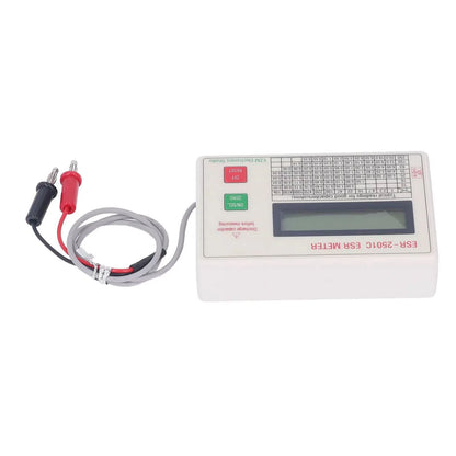 ABS Handheld ESR DCR Capacitor Tester High Accuracy Capacitance Meter Tool